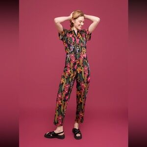 NWT Mixed by Nasrin Classic Jumpsuit in Orchid